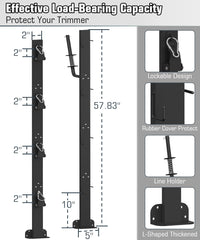 Koutemie close-up of lockable hasp and EVA pads showing stable tool protection