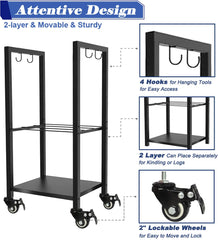 Koutemie locking caster wheel detail demonstrating mobility and secure positioning