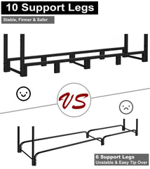 Koutemie close-up of welded steel frame highlighting durability and strong joints