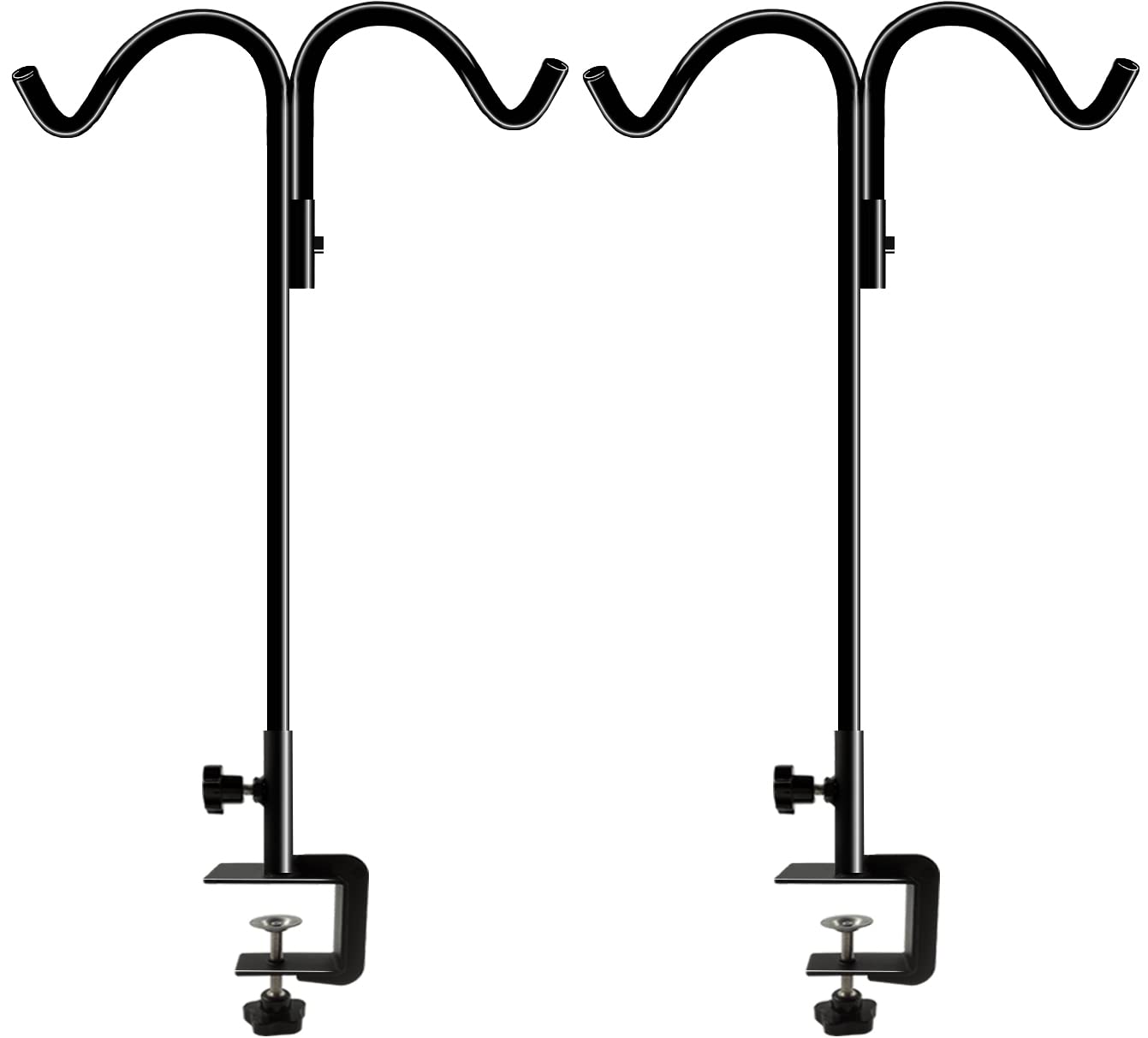 Koutemie front view clamped on rail showing stable hanging solution