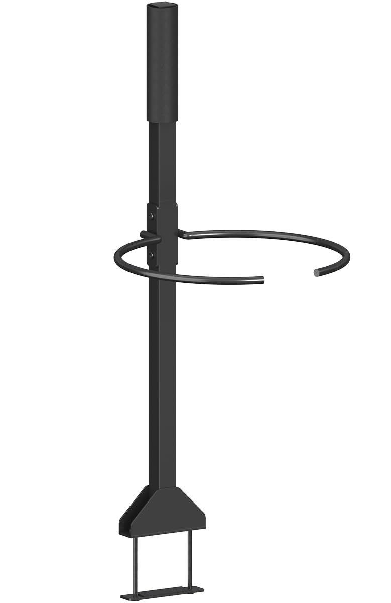 Koutemie front-mounted bucket holder showing fit and quick access