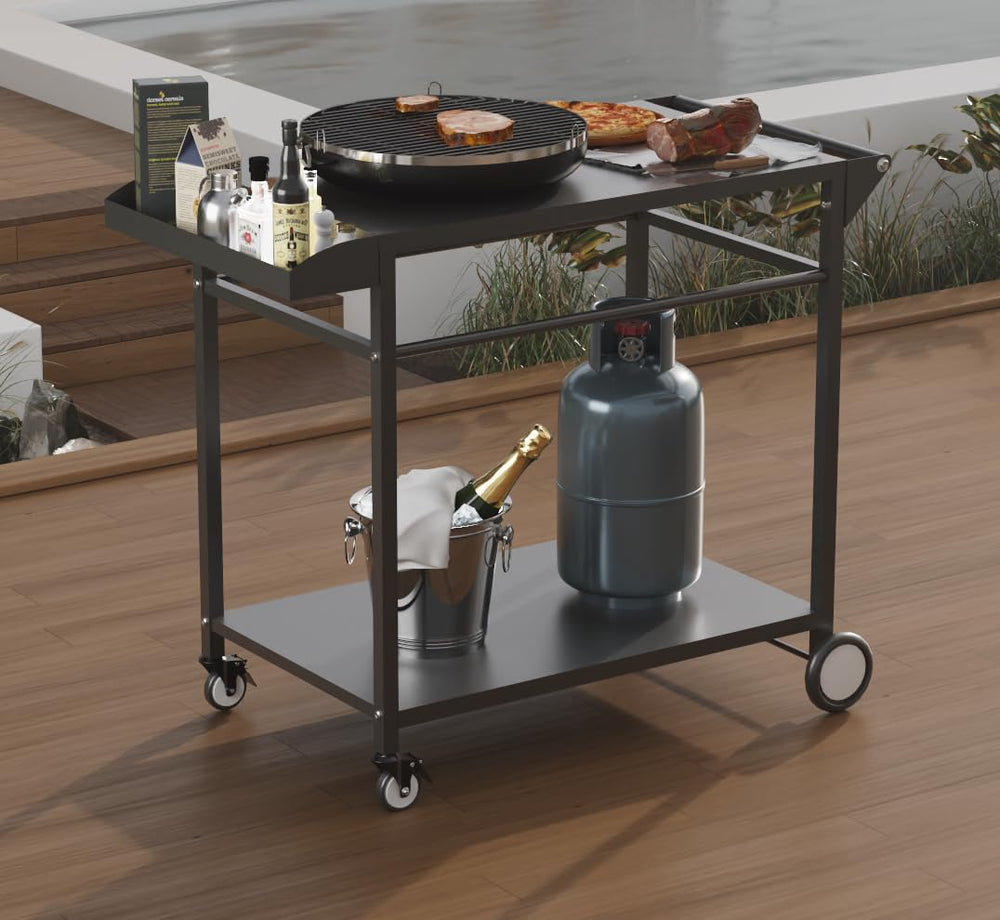 Koutemie side accessory bracket with bottles and utensils benefit: easy access to seasonings