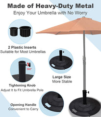 Koutemie integrated open handles being carried for easy portability and placement
