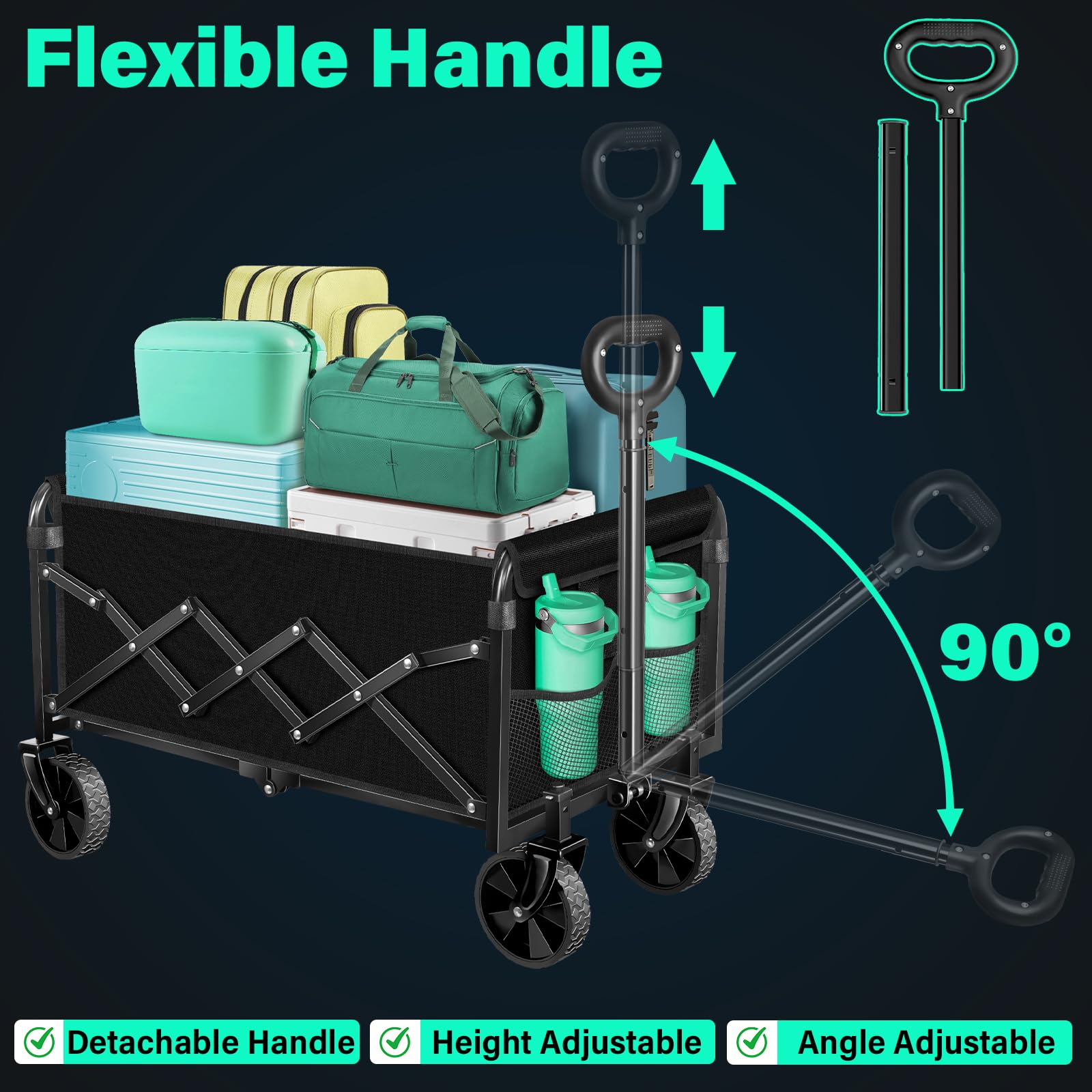 Kovryx reinforced frame and axle close-up for heavy-duty 360 lb support
