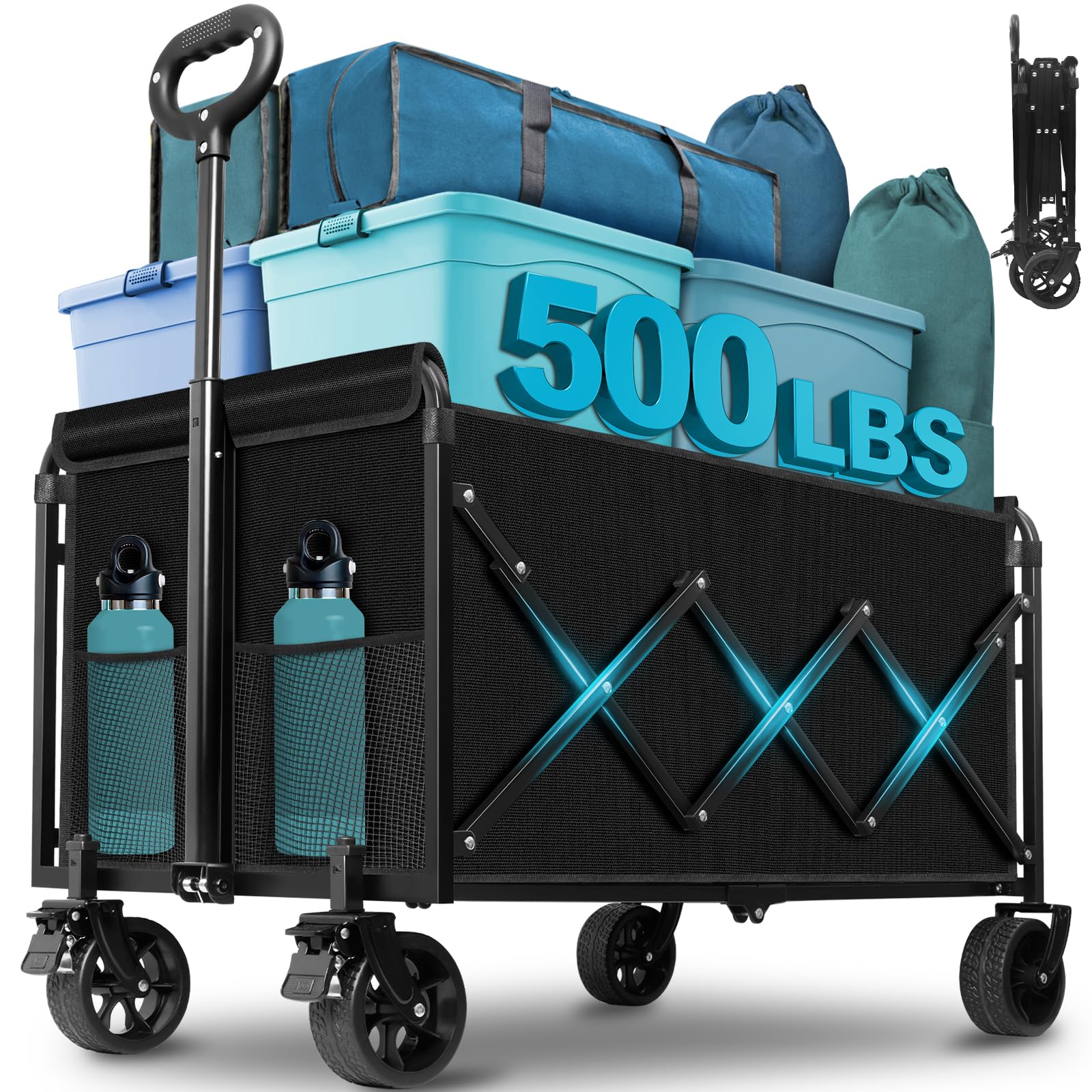 kovryx front open wagon showing roomy cargo space and easy access