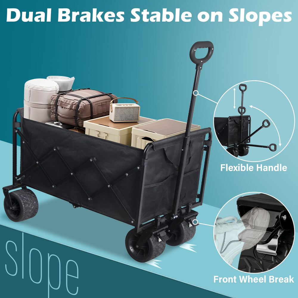 Kovryx adjustable handle and cup holder detail offering comfortable pull and drink security