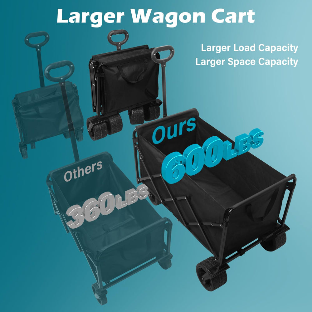 Kovryx side profile loaded with camping gear illustrating high-capacity hauling benefit