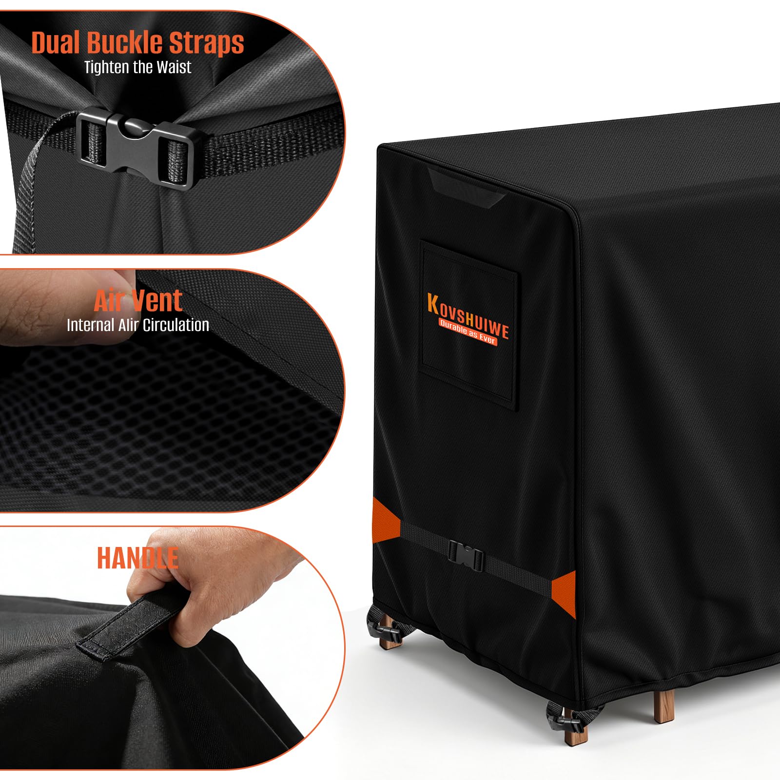 Kovshuiwe compact storage bag holding cover for easy transport