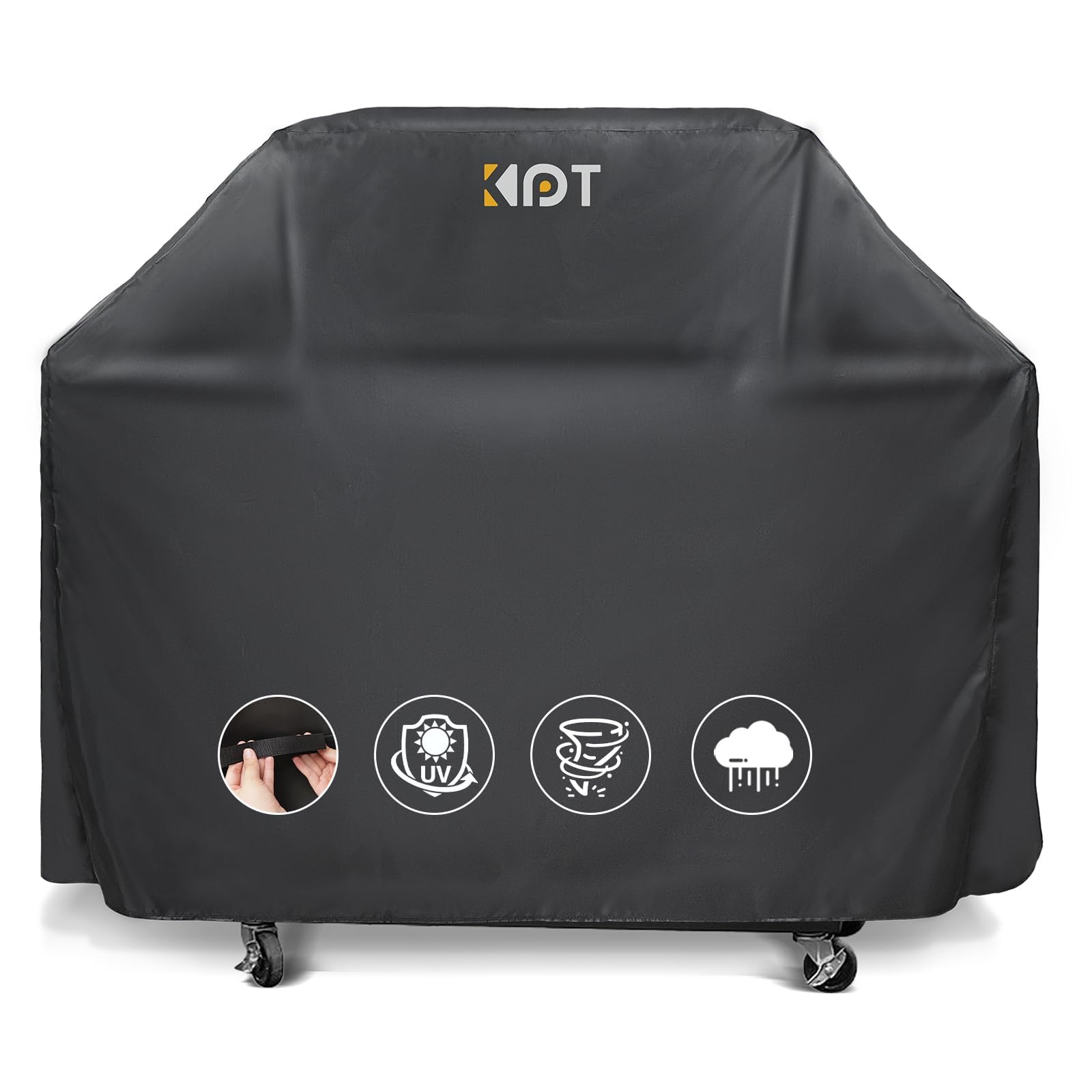 KPT front view of 60-inch grill cover offering full protection