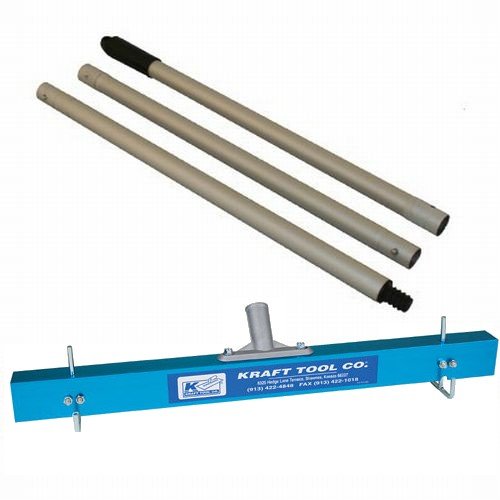 Kraft Tool CC975 front view showing gauge head and three-piece handle, durable and portable