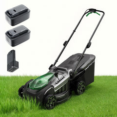 KraftSense front view of mower showing deck and wheels for efficient cutting