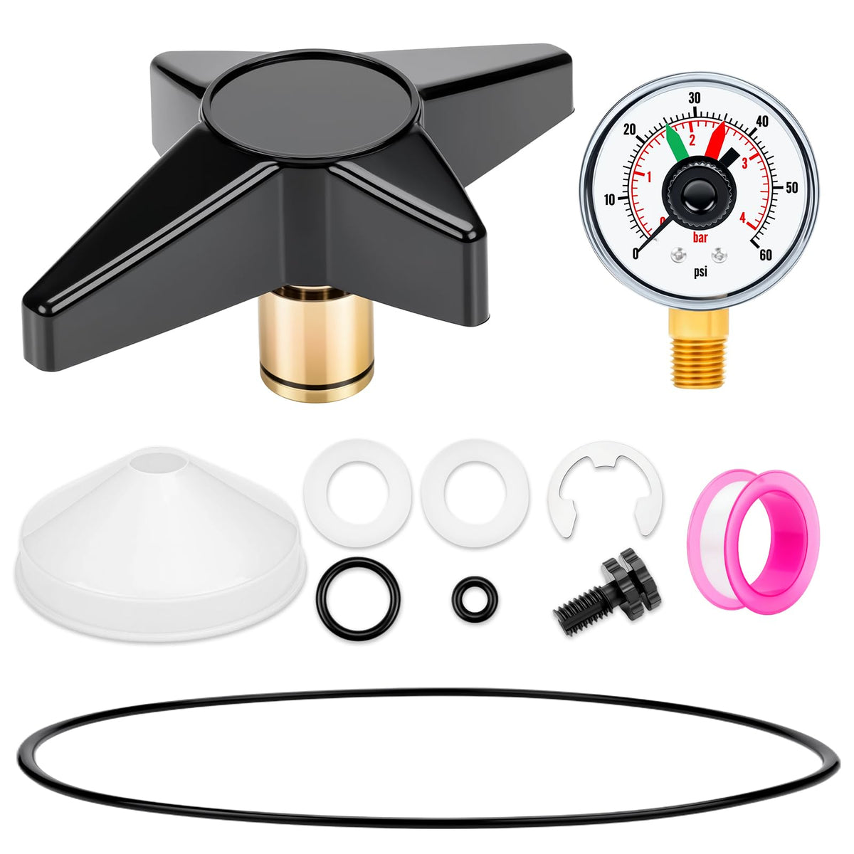 Kravion CX900G front assembly showing complete kit improving seal