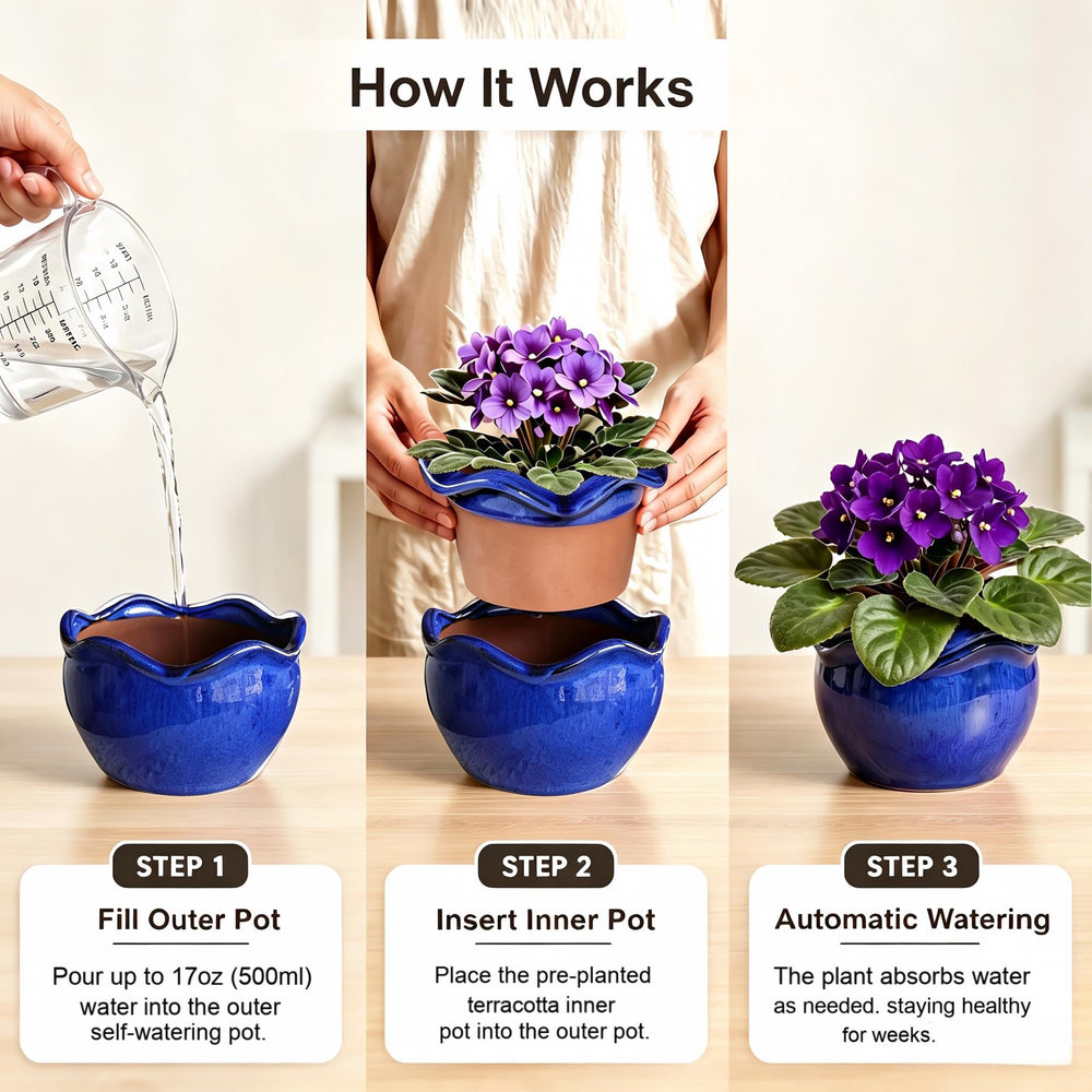 krayce Serenya reservoir refill action with easy ten-second water pour