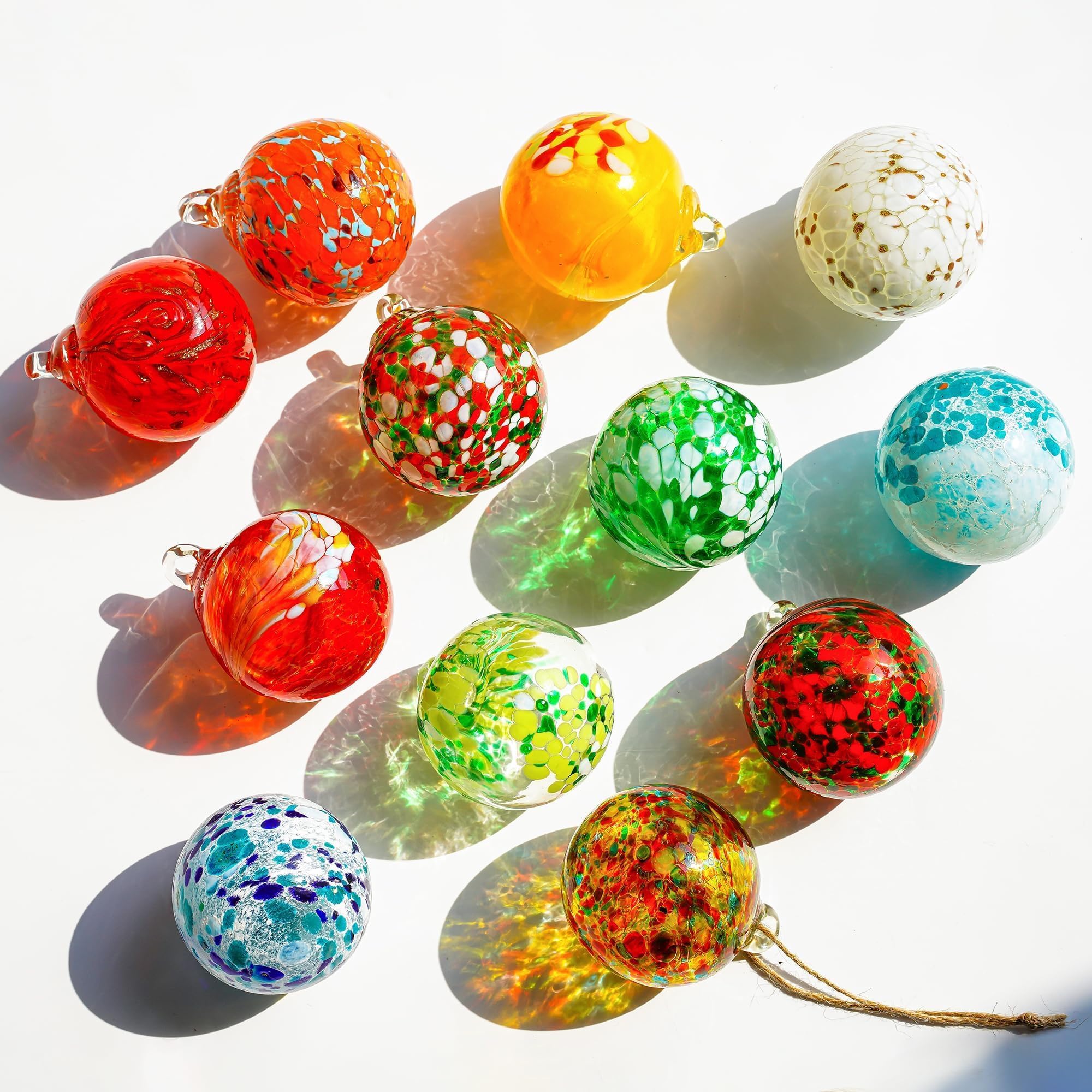 KRISININE close-up of blown glass texture highlighting handcrafted detail and visual depth