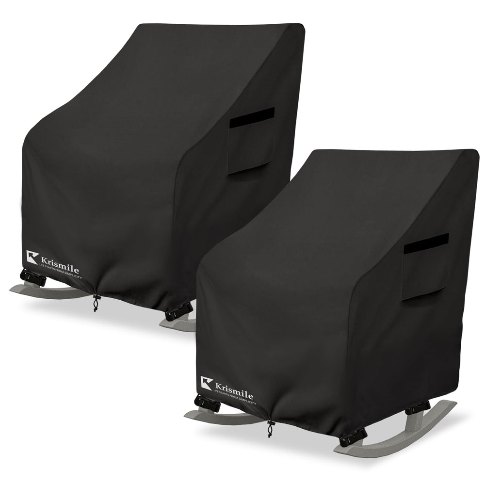 Krismile front view showing full chair protection and weather resistance