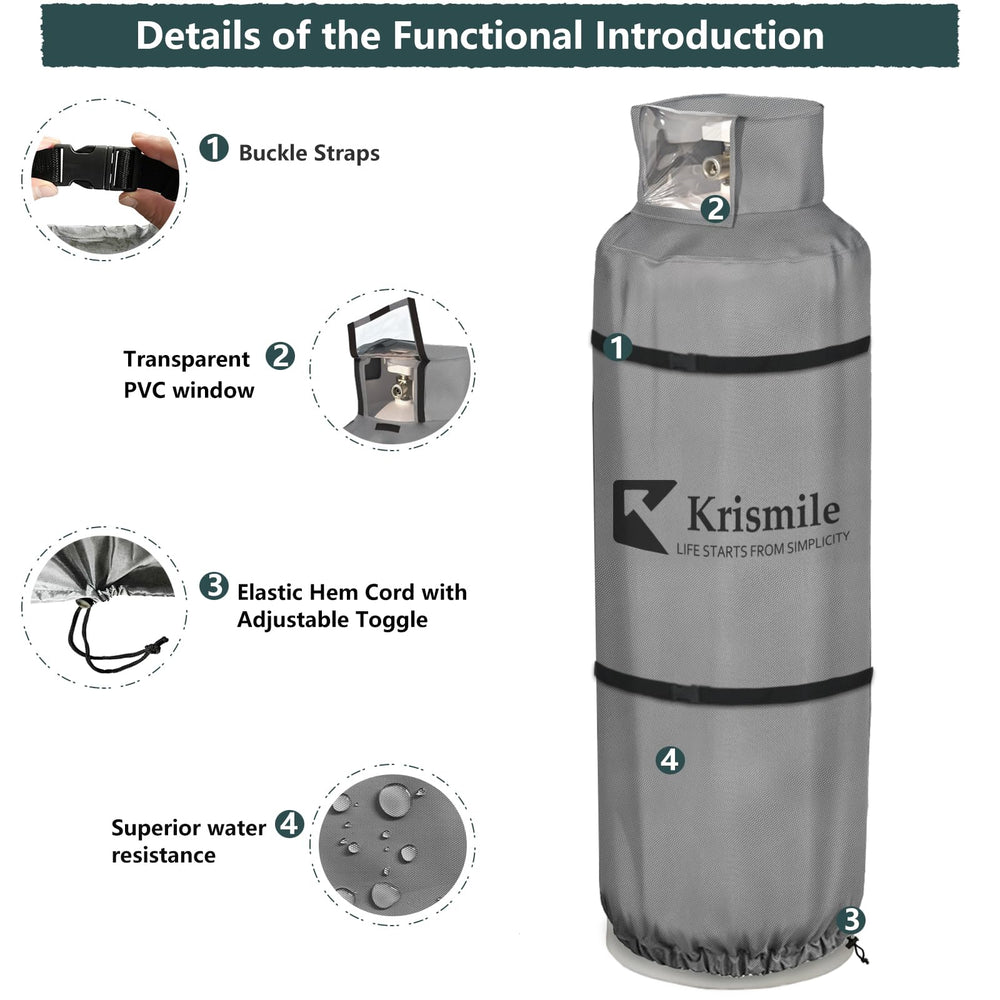 Krismile plush lining close-up protecting tank finish and reducing abrasion