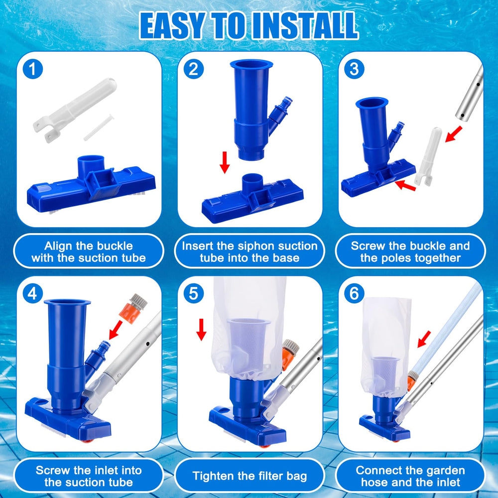 Kritkin rotatable scrub brush close-up cleaning pool corners effectively
