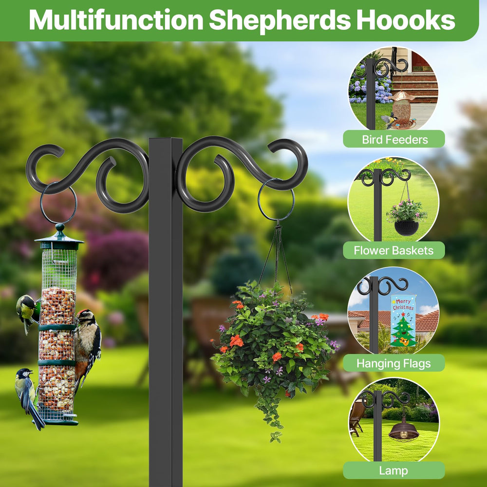 KRZKRZ close-up of dual side hooks and weatherproof coating for long-lasting use