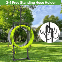 KRZKRZ side view with hose wrapped demonstrating tangle-free storage advantage
