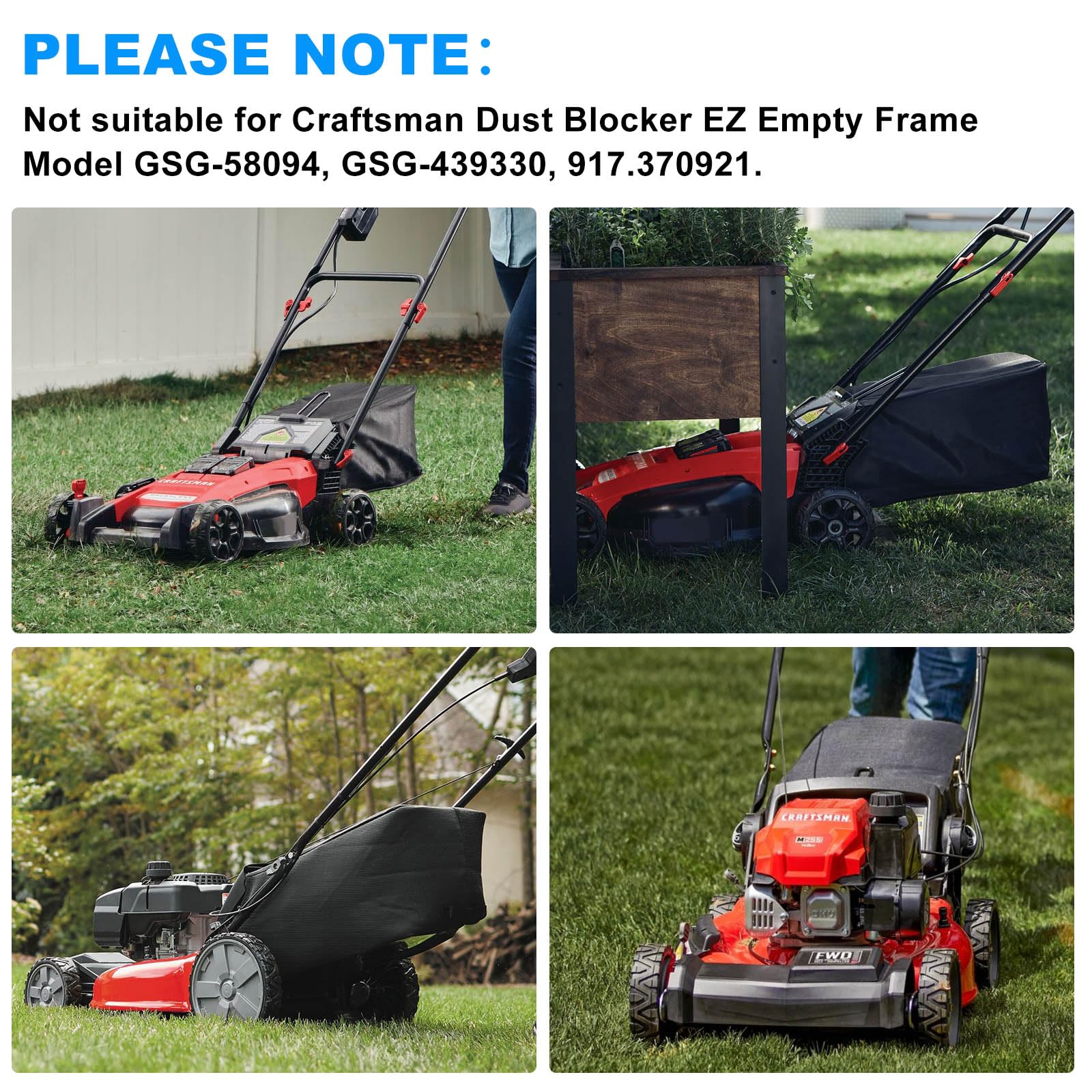 Kscjdg stored in garage beside mower for neat storage benefit