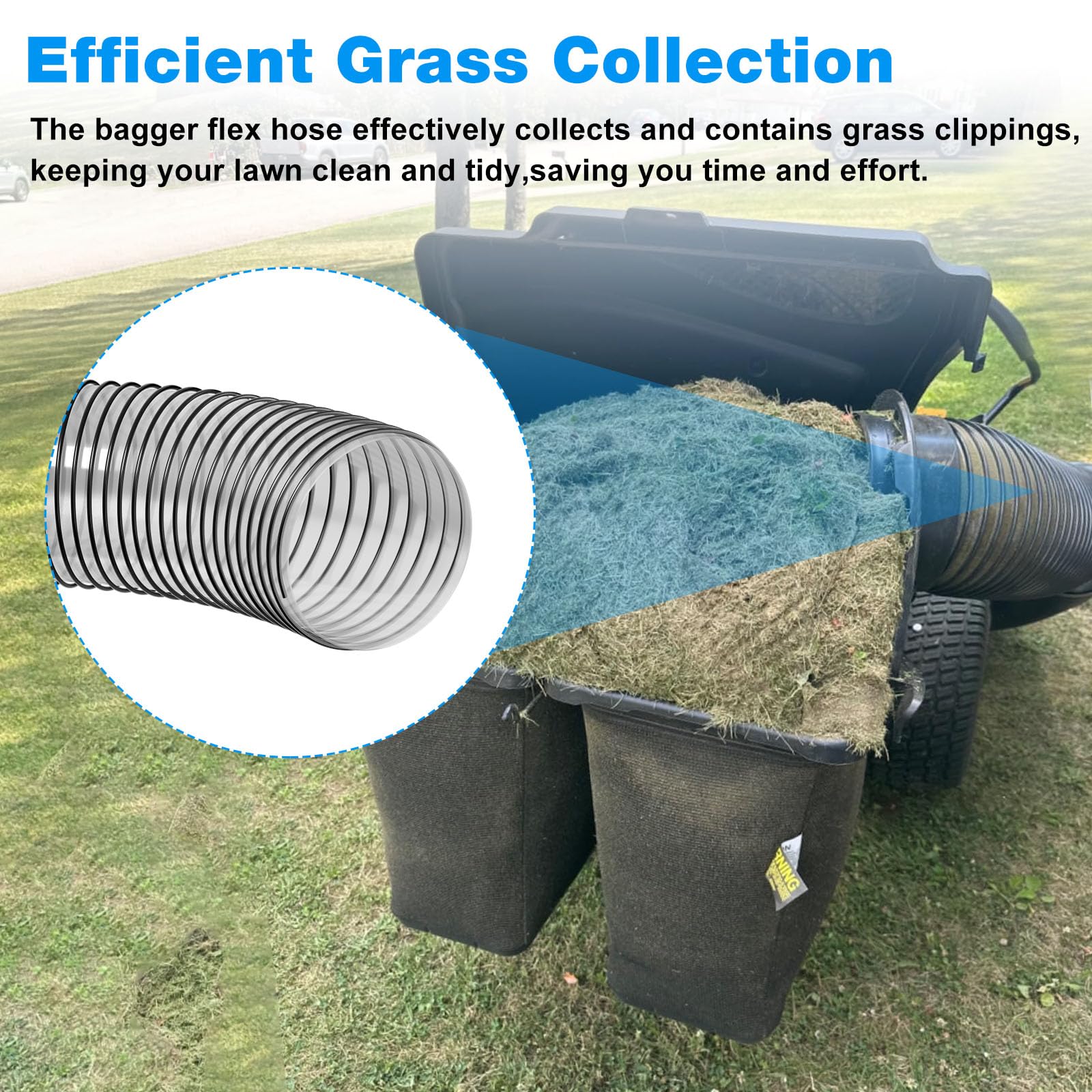 Kscjdg hose texture showing durable wall construction and abrasion resistance