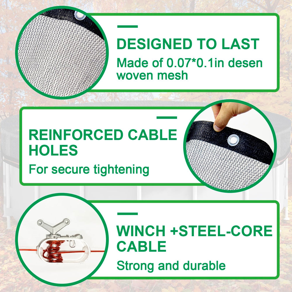KSFTWUSOL reinforced nylon edge and washers showing secure attachment benefit