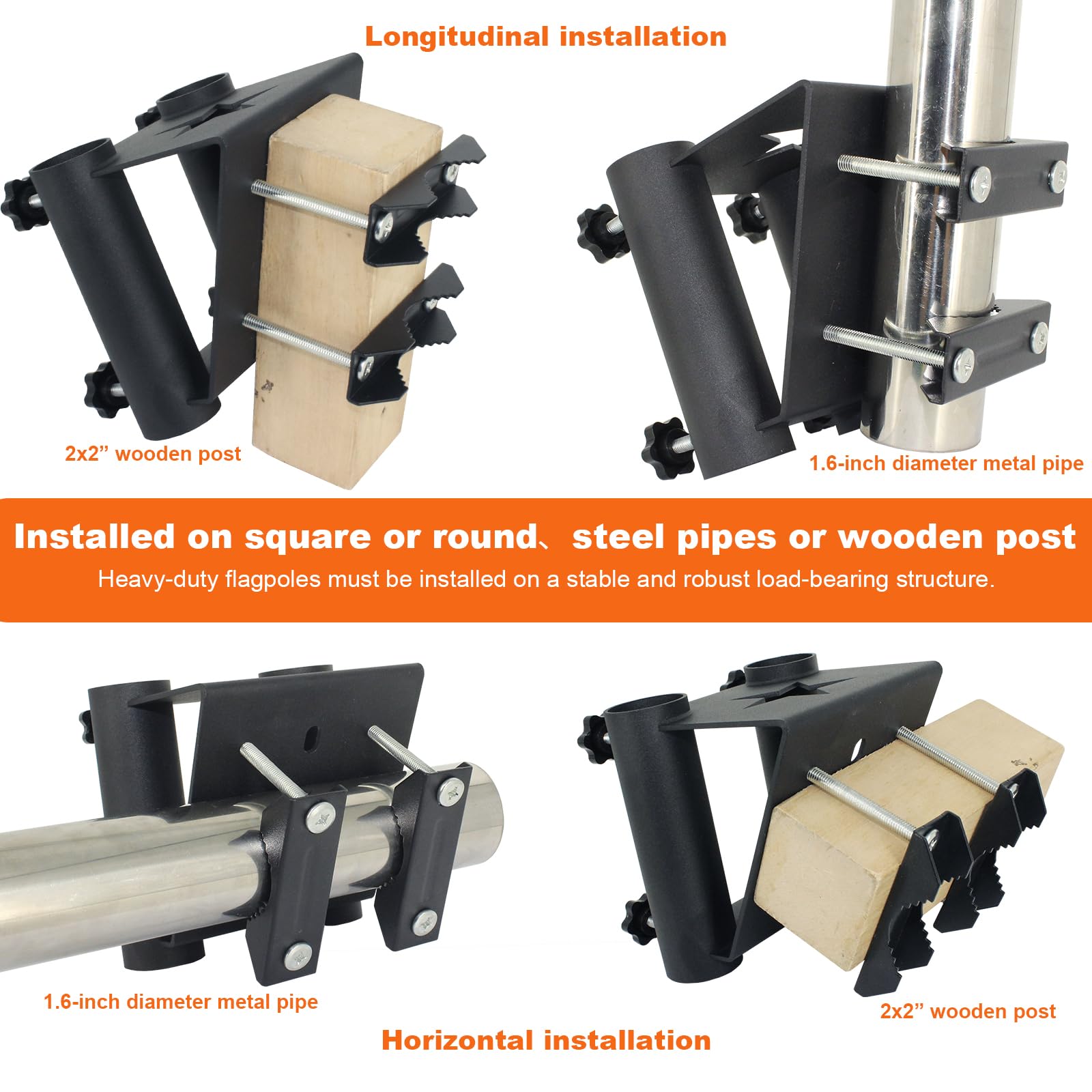 KSWLOR photo of screws and V-claws demonstrating secure hardware fit