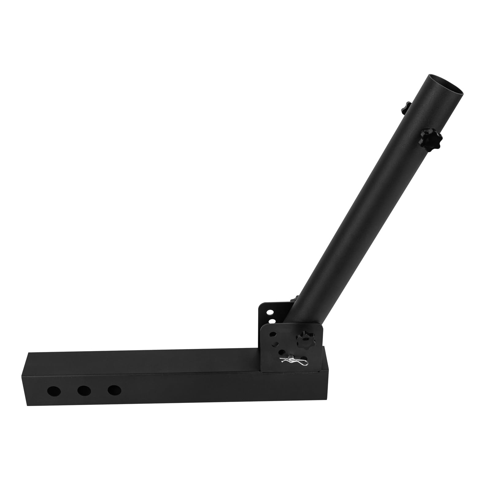 KSWLOR mounted receiver with pole removed for compact storage and transport