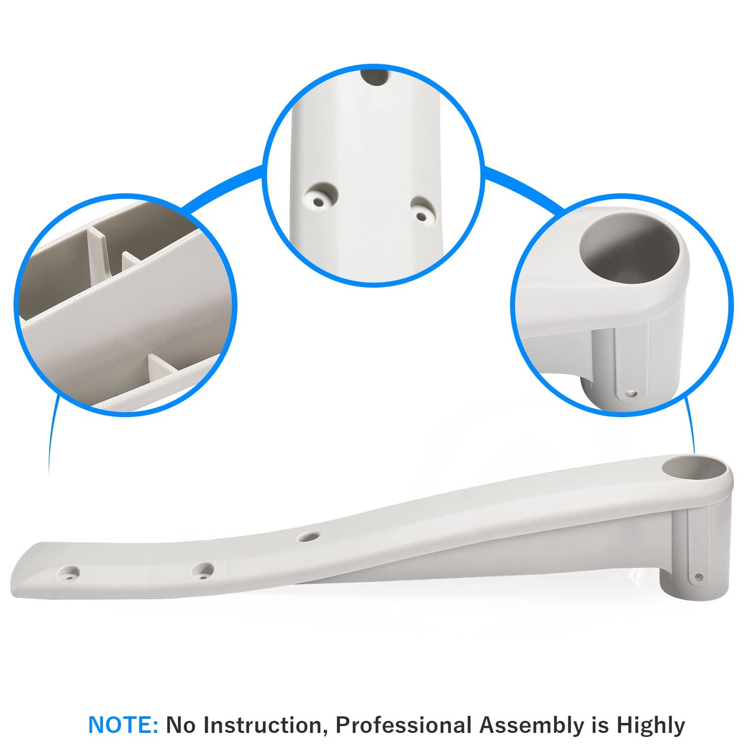 KTWT deck support beside ruler showing 22-inch support length for correct scale