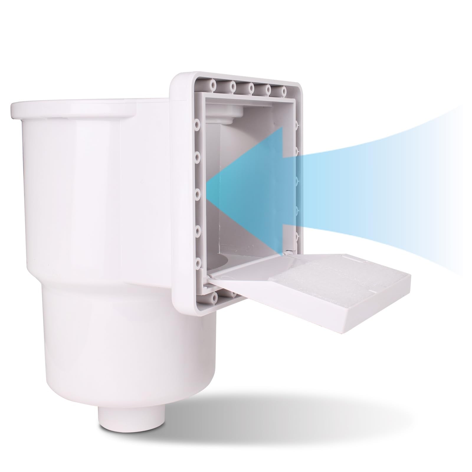 KTWT skimmer accessory layout with all included parts for a complete installation