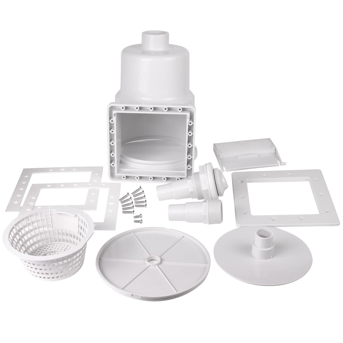 KTWT skimmer front view showing full faceplate and clean finish for easy replacement