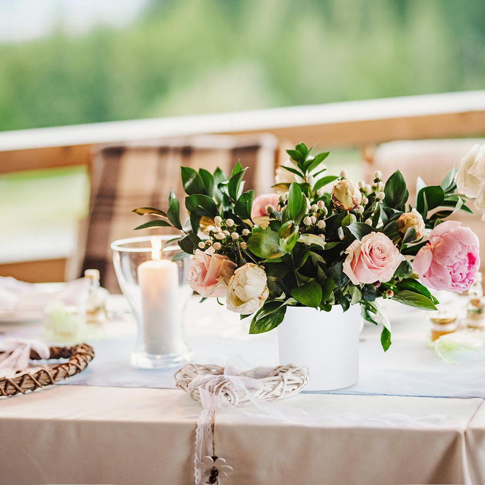 Kuabiz styled on a reception table showing cohesive decor and event-ready convenience benefit