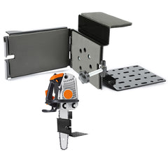 KUAFU front view of tubular-mount bracket showing compact secure design