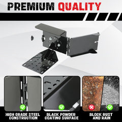 KUAFU rubber pad detail preventing vibration and metal wear during transit