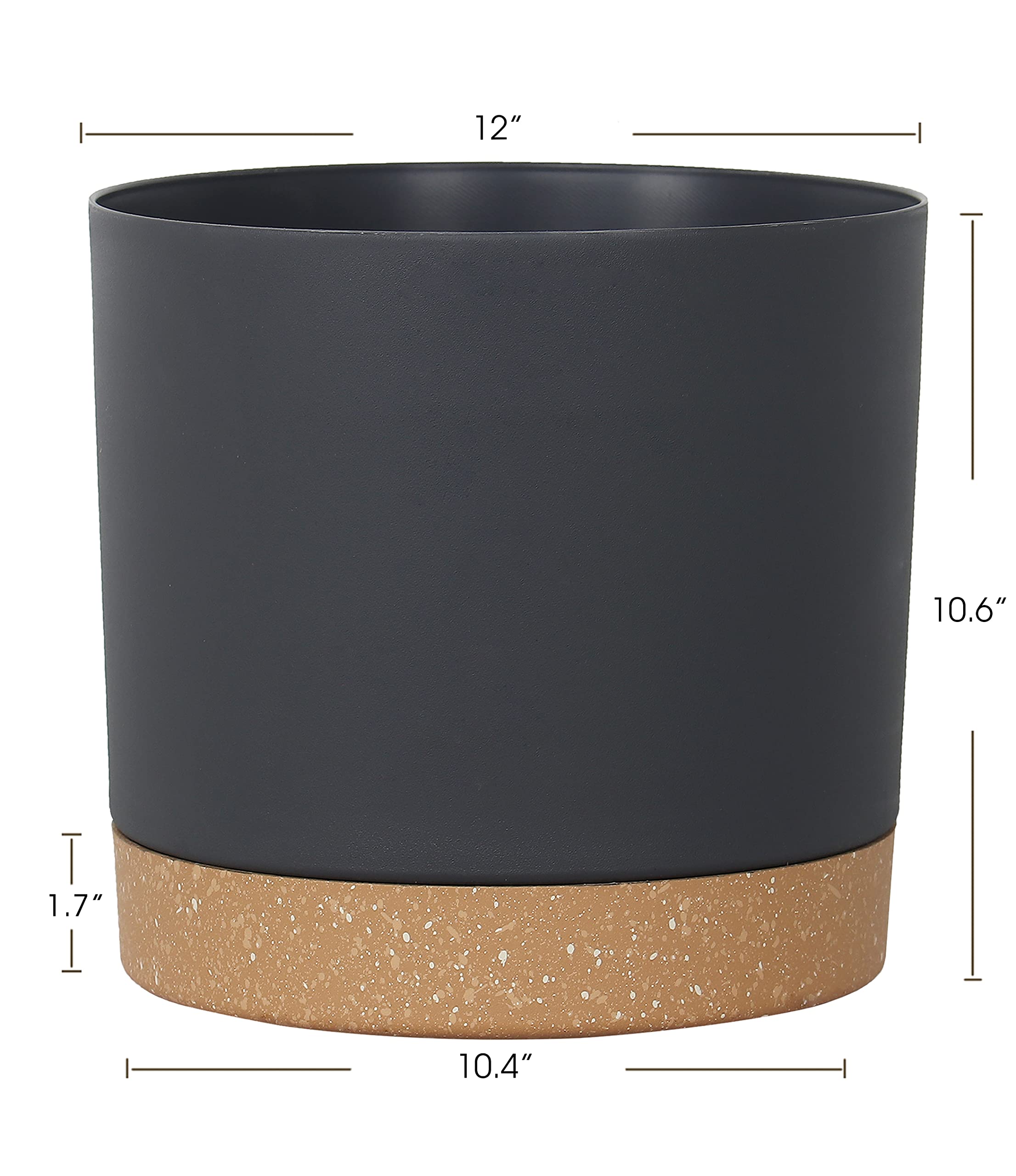 kubvici close-up of matte finish and thick walls for durable support