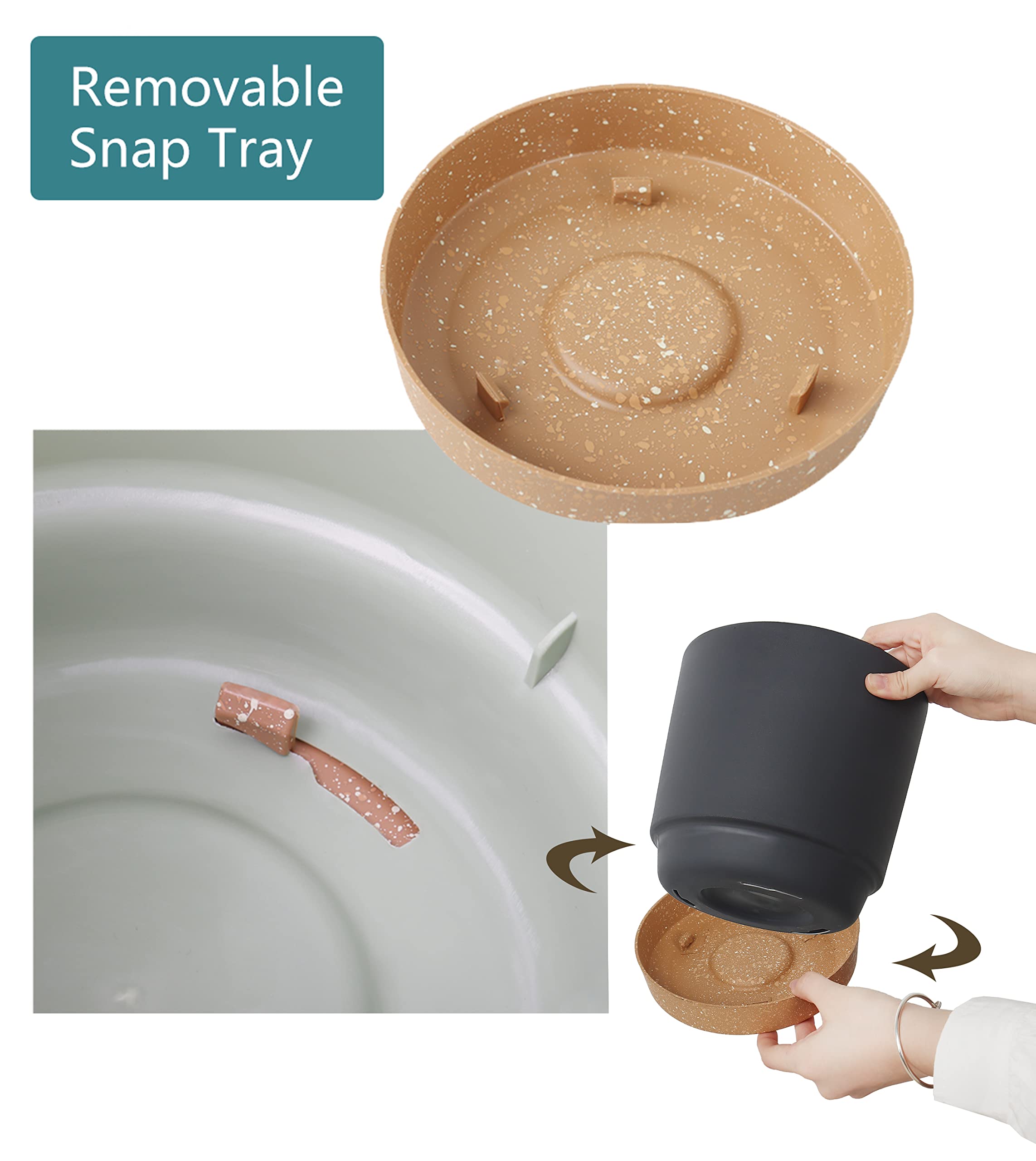 kubvici side profile highlighting sturdy base for reduced tipping