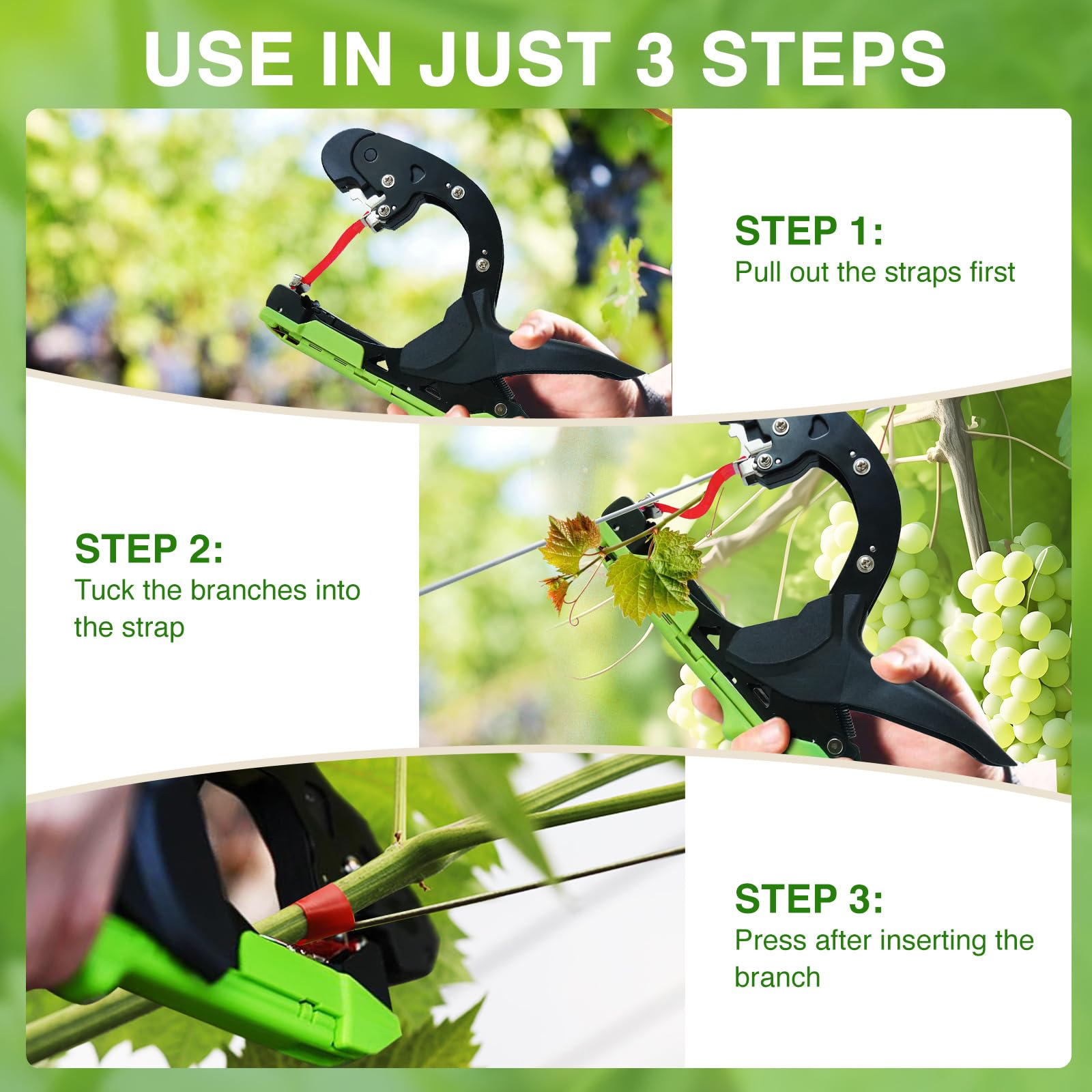 Kukkasilta tying a tomato vine to a stake in garden benefit: fast secure support