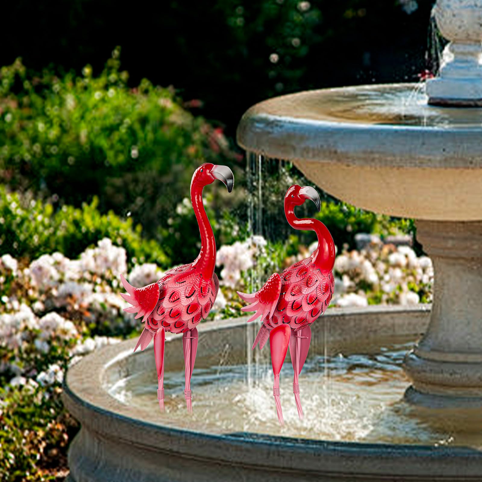 Kukooka flamingos packaged unassembled ready for easy home setup and gifting