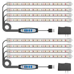 Kullsinss front view of 4-bar grow light strip showing compact design benefit