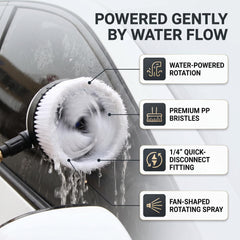 Kuuleyn fan-shaped brush head profile offering wide coverage and efficient cleaning