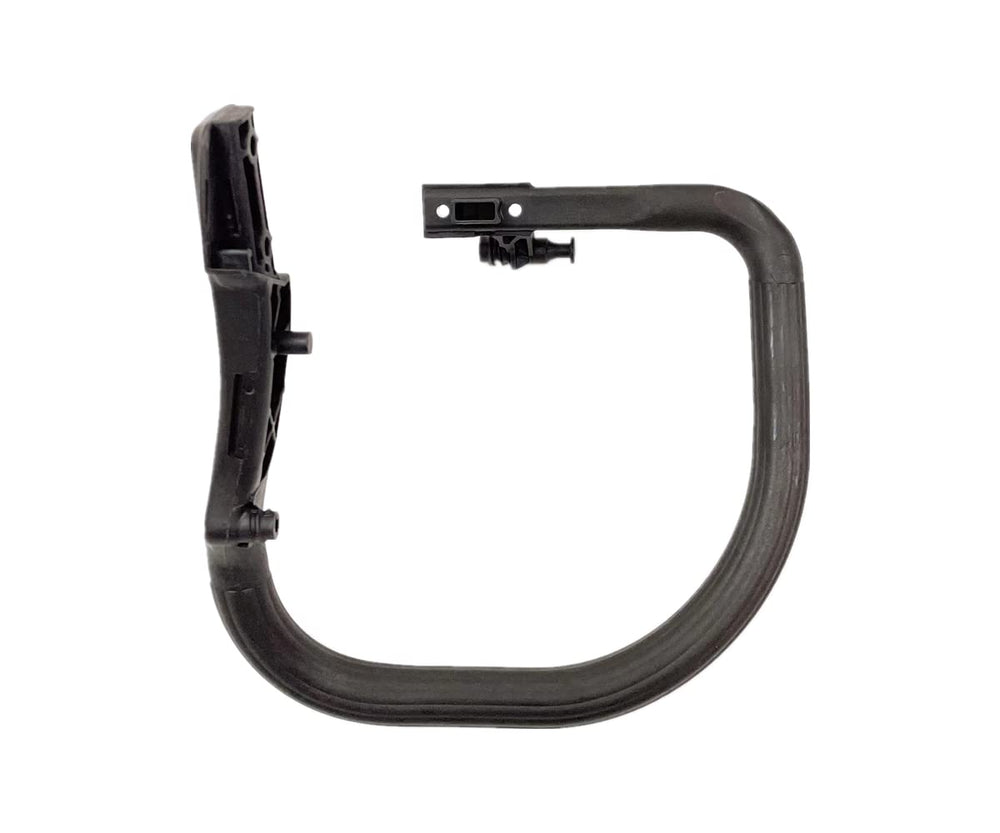 Kvjicdo handle bar installed on chainsaw demonstrating correct fit