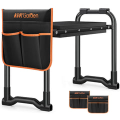 KVR front view of foldable bench showing sturdy frame and seat for support