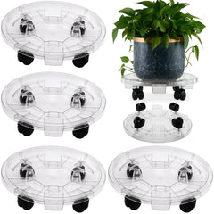 kvyusflourish front pack showing four clear plant caddies and value-packed set benefit