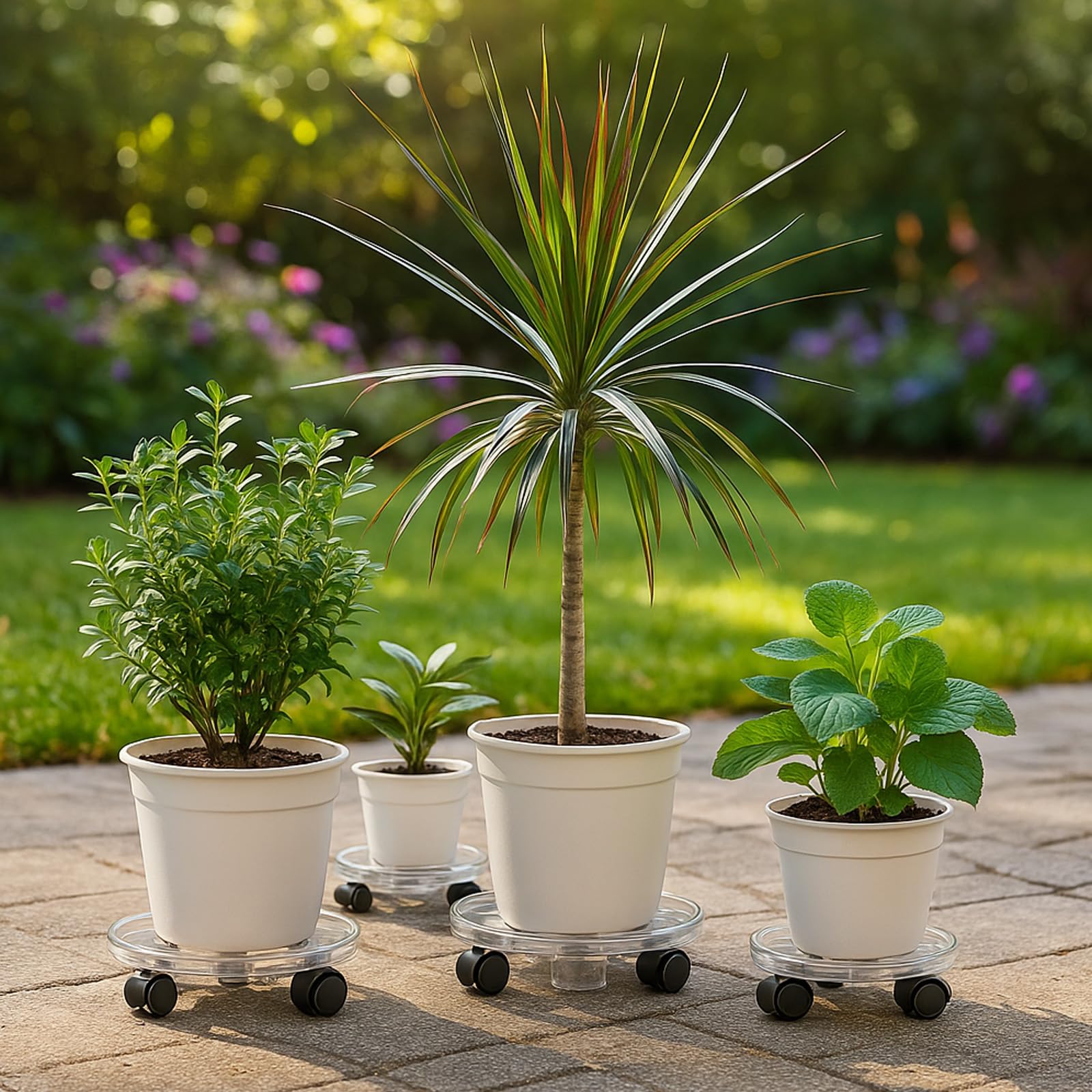 kvyusflourish saucer catching water under pot illustrating floor protection benefit
