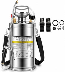 Kweetle front view stainless sprayer showing durable construction and long life