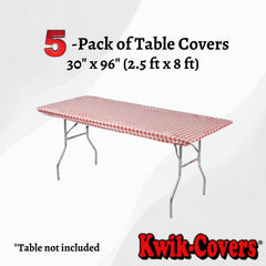 Kwik-Covers elastic corner close-up demonstrating secure fitted hold