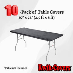 Kwik-Covers elastic corner close-up demonstrating snug fit benefit