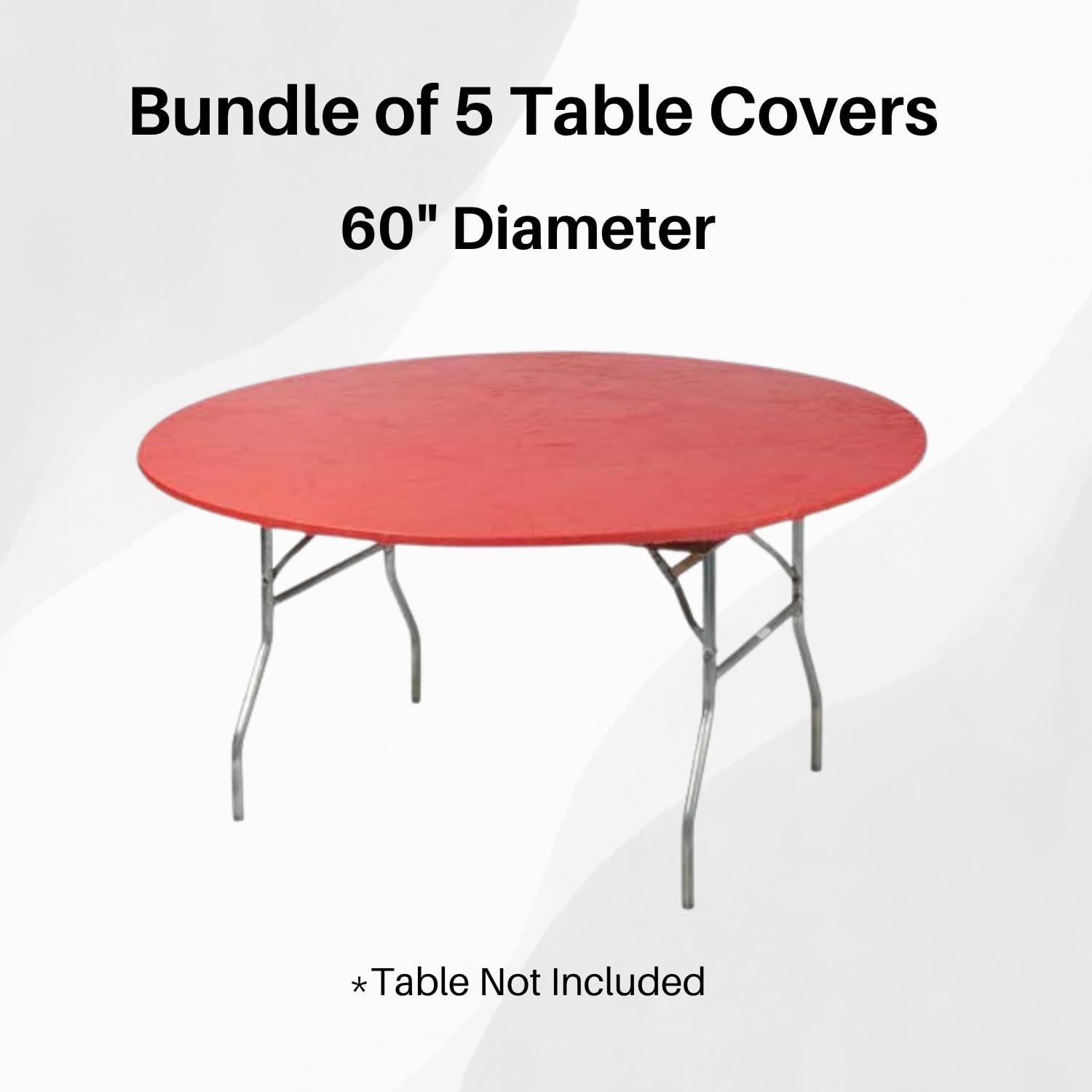 Kwik-Covers elastic edge close-up showing secure fit on table rim
