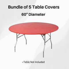 Kwik-Covers elastic edge close-up showing secure fit on table rim