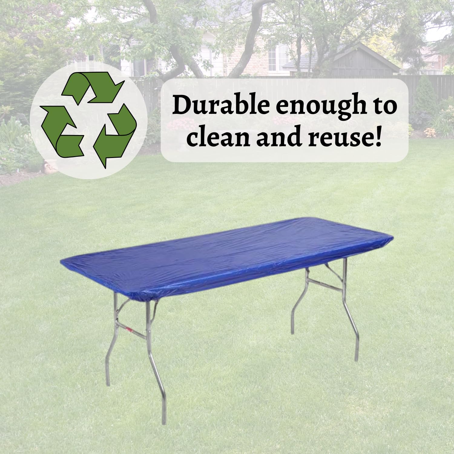 Kwik-Covers neatly folded stack showing convenient storage benefit